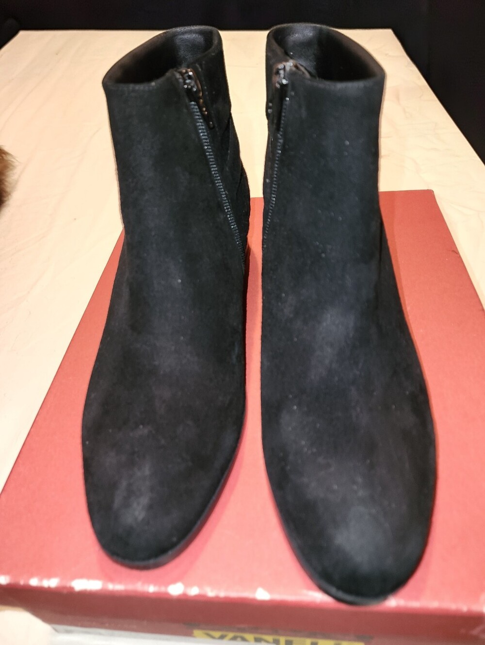 Vaneli Suede Ankle Boots Size 8.5M